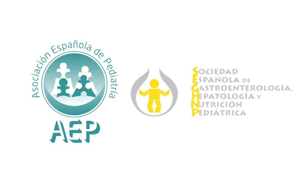 Logos AEP y Sociedad Española de Gastroenterologia, hepatologia y nutricion pediatrica