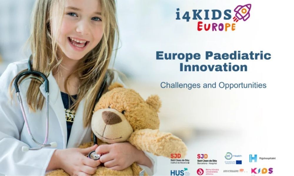 Portada del infome de i4Kids Europe: Europe Paediatric Innovation. Challenges and Opportunities