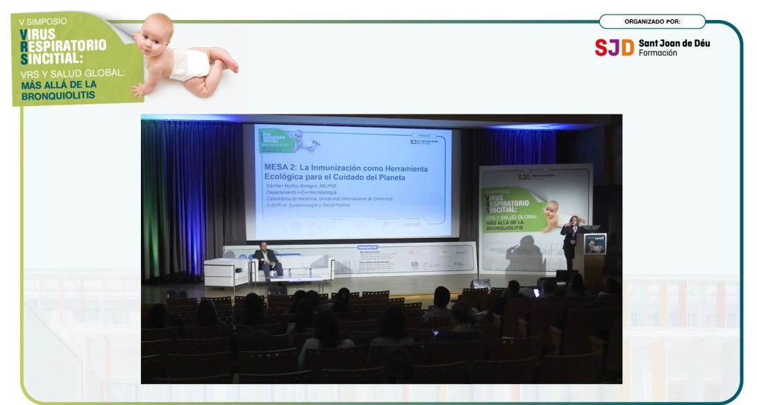 Captura del vídeo de la Mesa 2 del V Simposio VRS